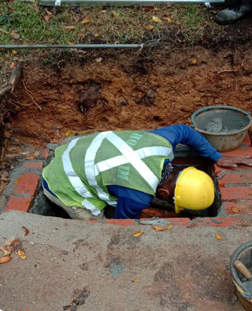 Drainage Repair at Balmoral Park