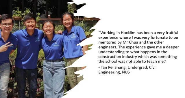 Student testimonial