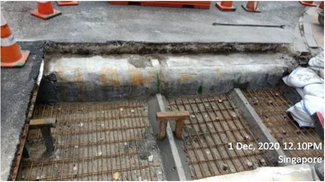 Figure 17: To provide more stability to the steel plates, the SHS sections were used as support for the steel plates