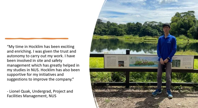 Intern testimonial · Lionel