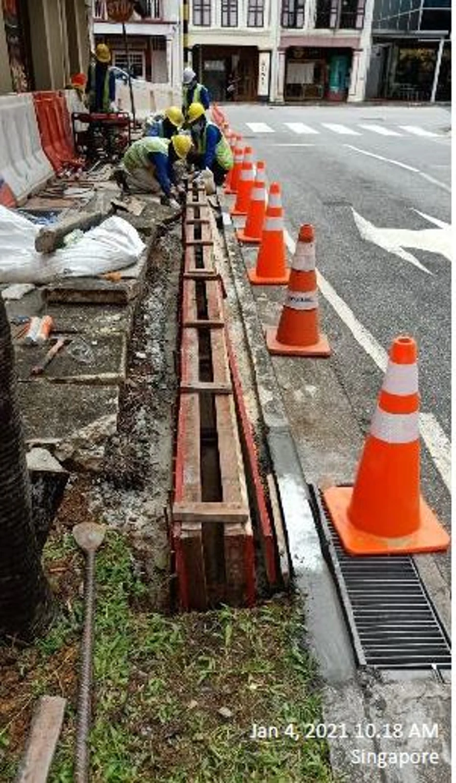 Figure 22: Formwork for type 3 drainage